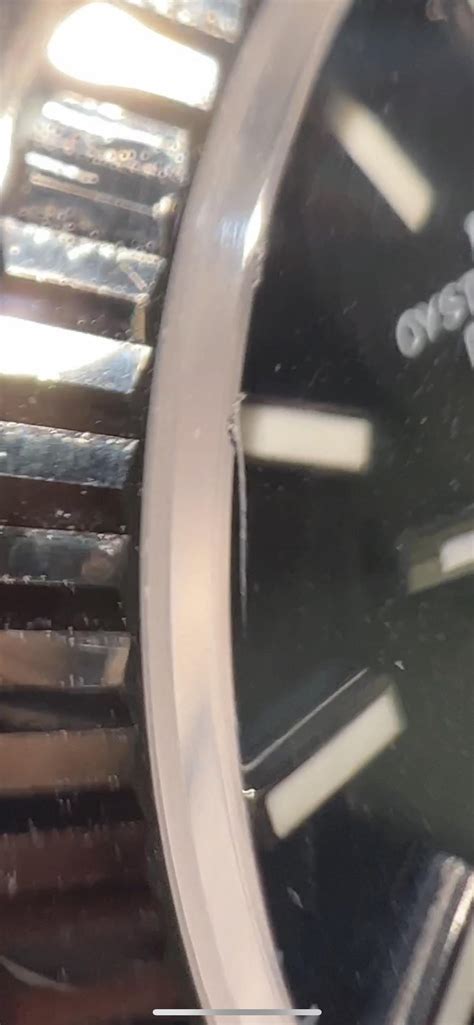 rolex sapphire crstyal crack invisible|Has anyone else gotten a scratch on their sapphire crystal!.